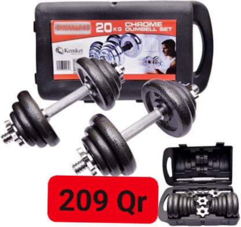 dumbbells and kettlebell - 2
