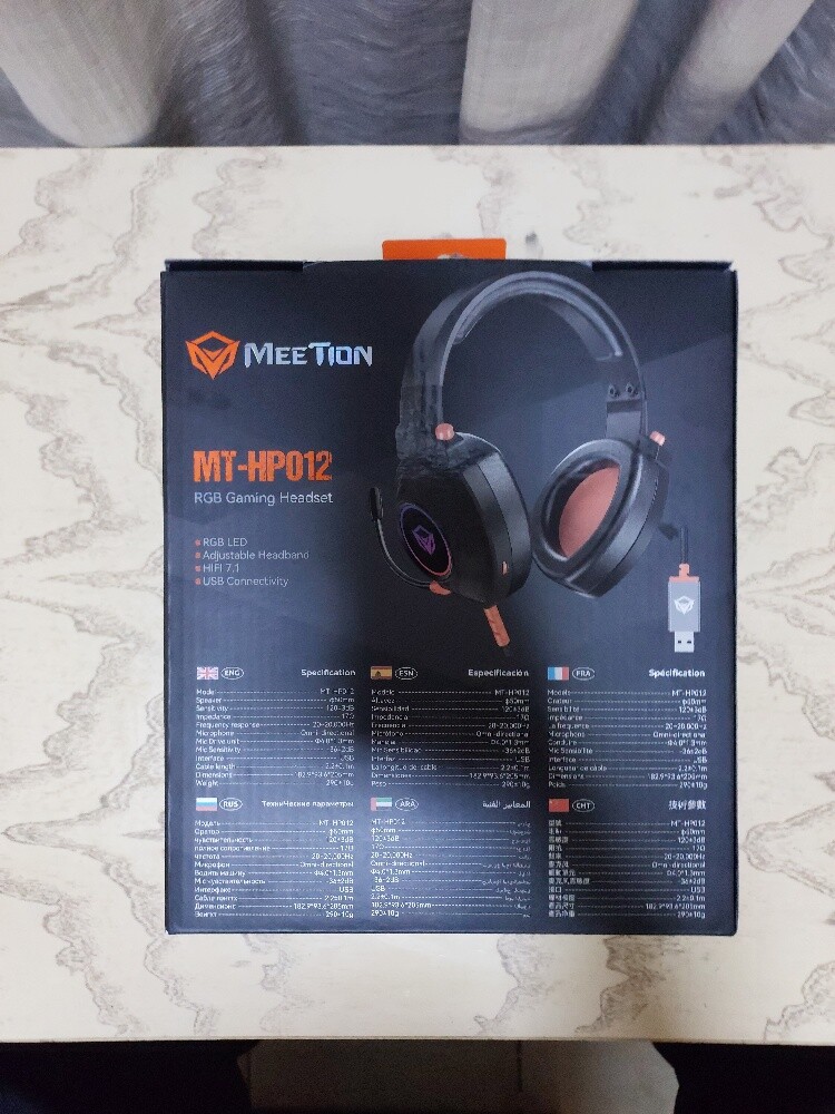 NEW MEE TION MT-HP012 RGB Gaming He - 6