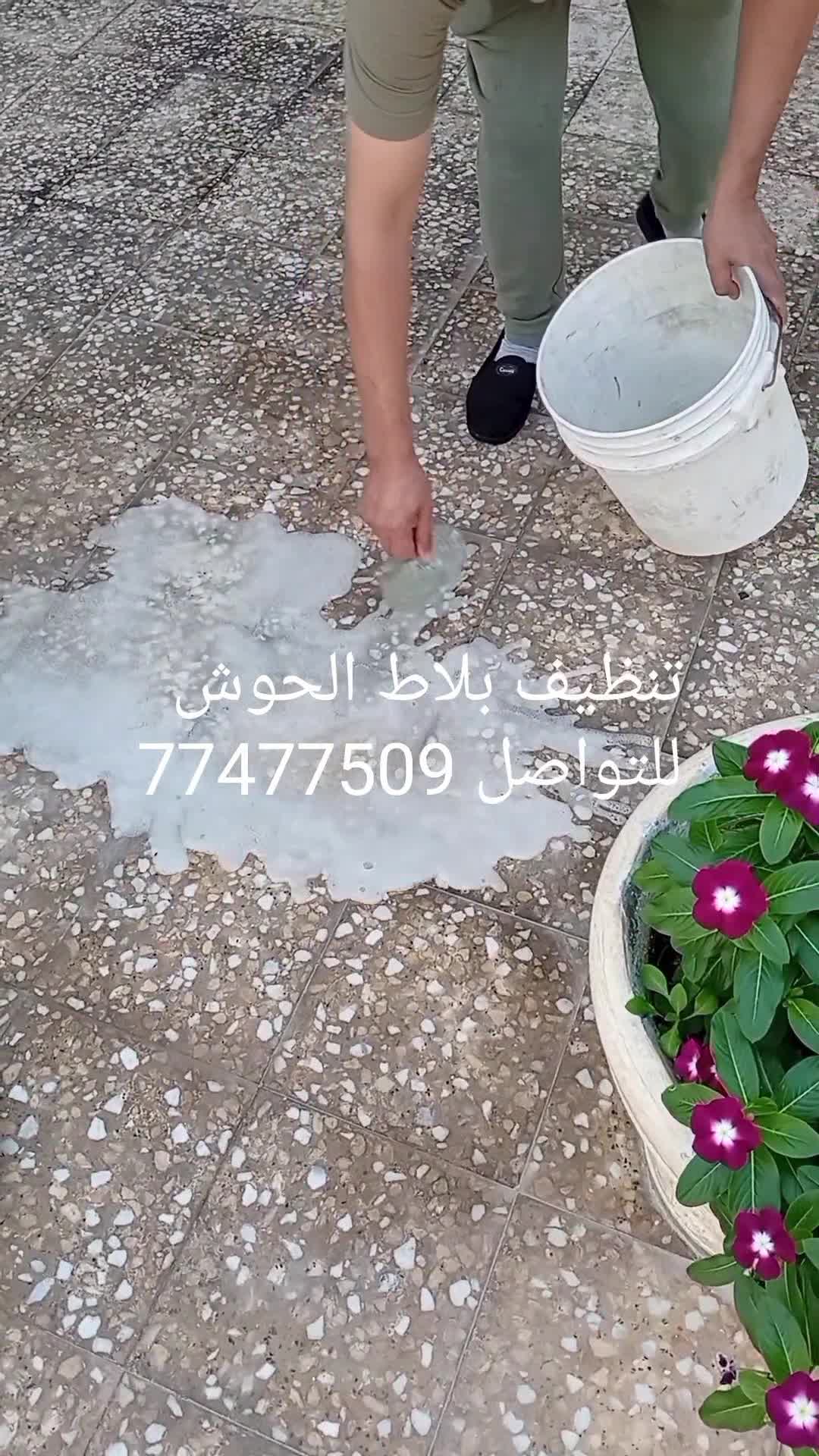 تنظيف بلاط الاحواش وتلميع الرخام - 12
