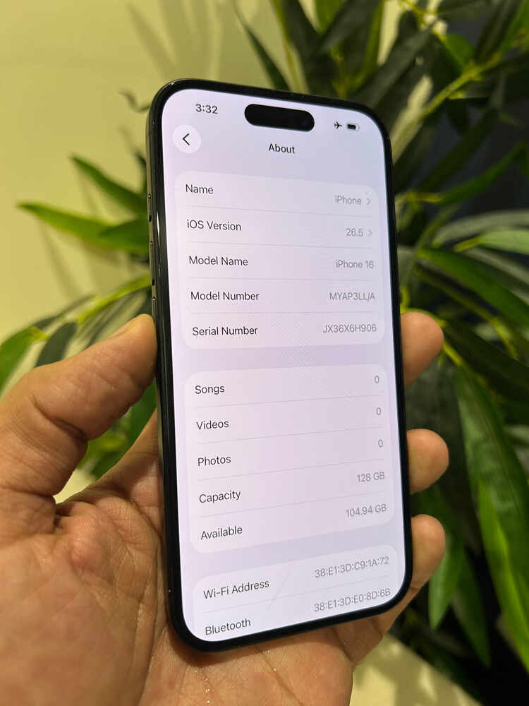 iPhone 16 128 GB 89% - 2