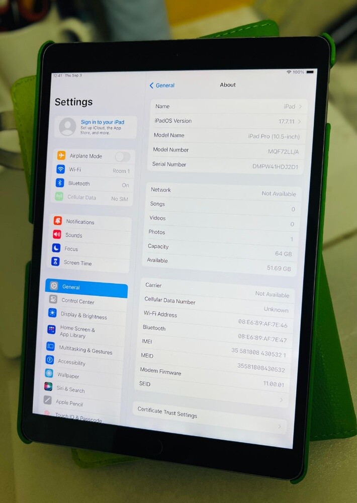 iPad Pro-10.5"/ 1st Gen/64Gb/Sim - 3