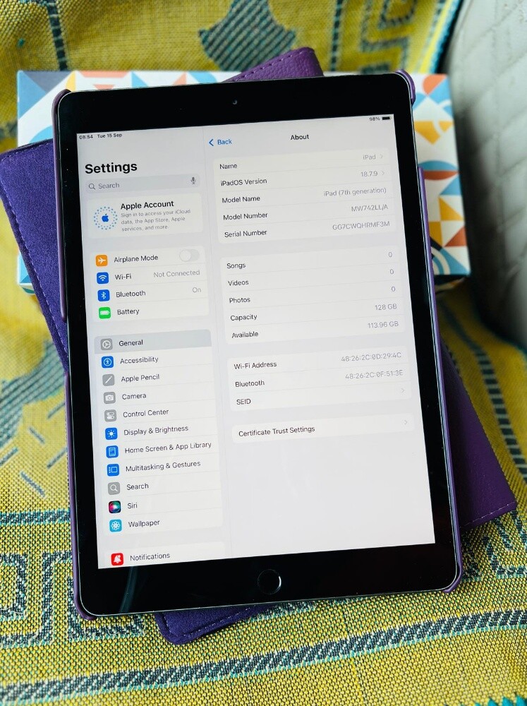 ipad 7/128gb*WiFi *iOS-18.. - 3