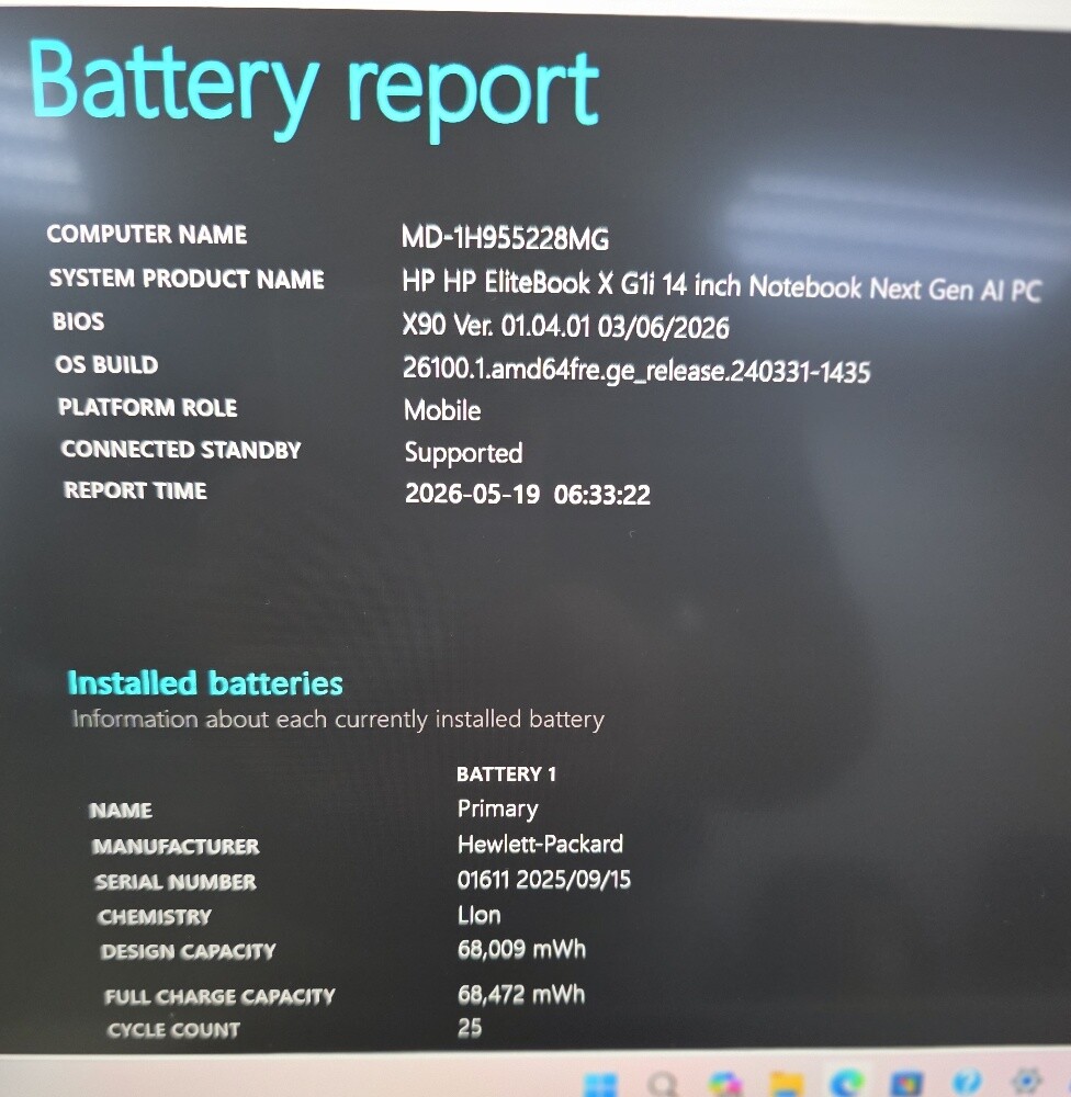 HP Elitebook Ultra 7 32GB 512GB 14" - 11