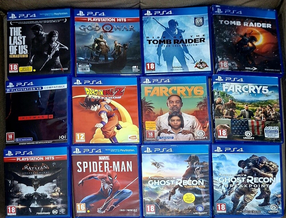 Ps4 Games CDs like new - 1