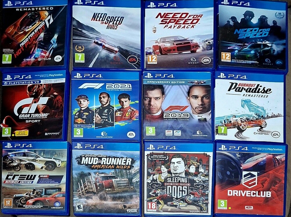 Ps4 Games CDs like new - 3