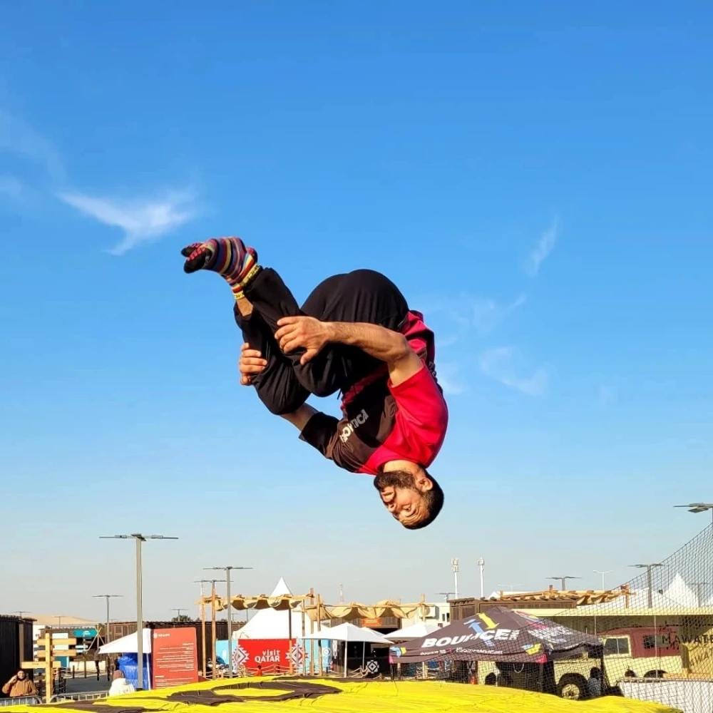 calisthenics parkour session - 2