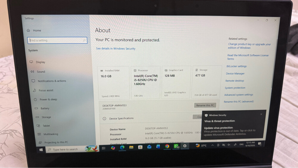 Lenovo ThinkPad L380 Yoga urgent - 1