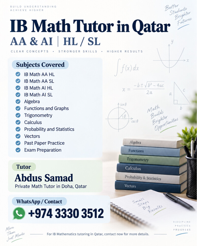 IB SAT IG Calcul math teacher - 2