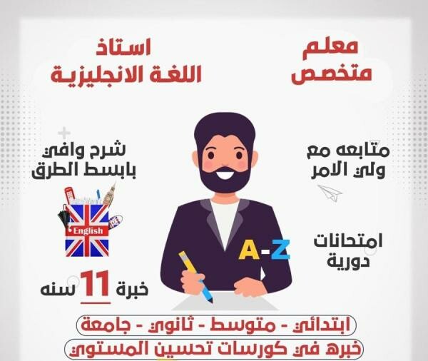 معلم لغة انجليزية 70398508 - 2