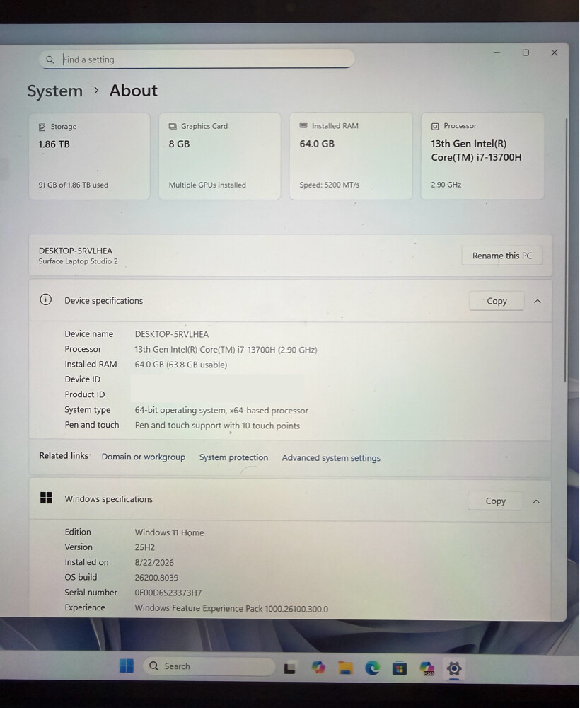 Microsoft Surface Laptop Studio 2 – - 1