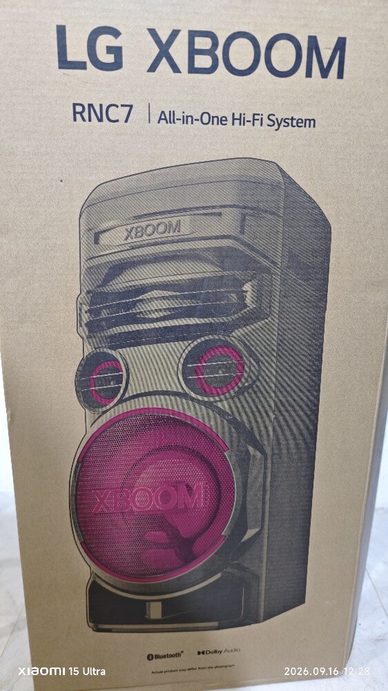 LG XBOOM RNC 7. Bought on July - 4