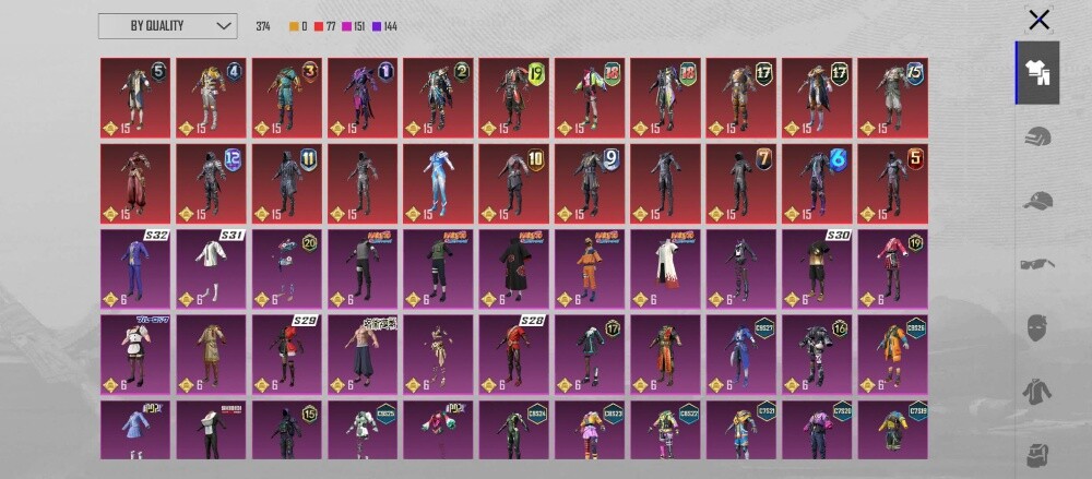 pubg mobile old rare id - 10