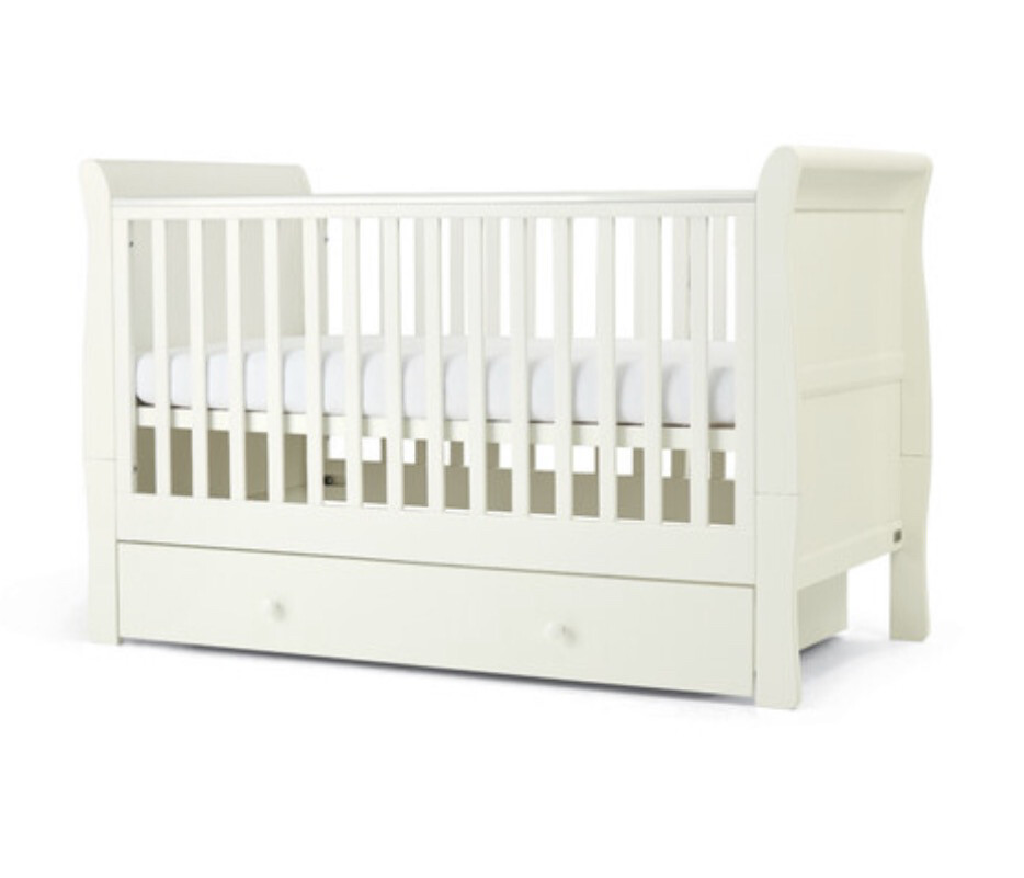 Mia Cot/Toddler Bed - White - 5