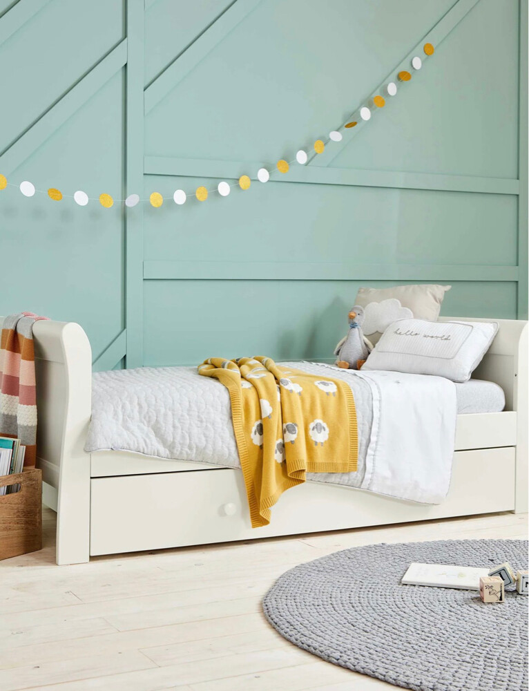 Mia Cot/Toddler Bed - White - 2