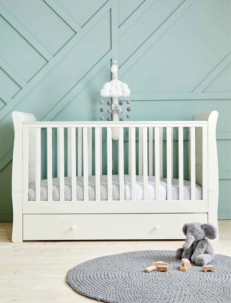 Mia Cot/Toddler Bed - White - 1