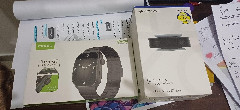 ps5 hd camera and modio smart watch - 1