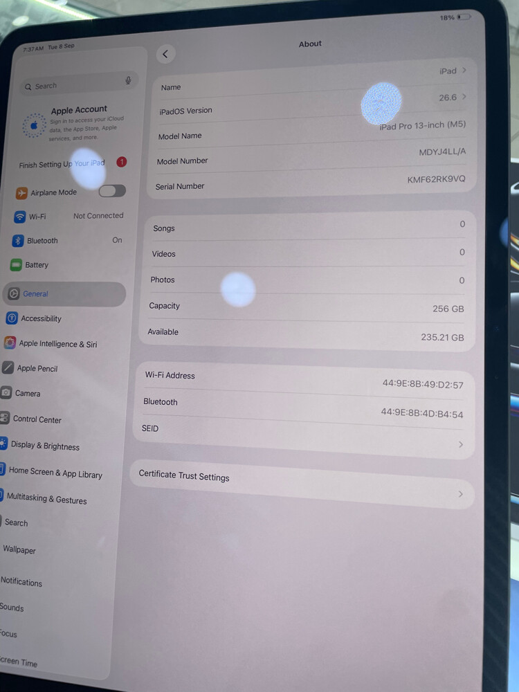 iPad Pro m5 13inches 256gb - 3