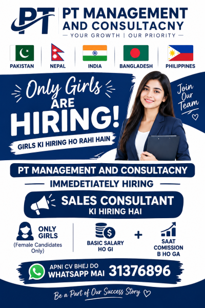 IMMEDIATE HIRING  SALES CONSULTANT - 1