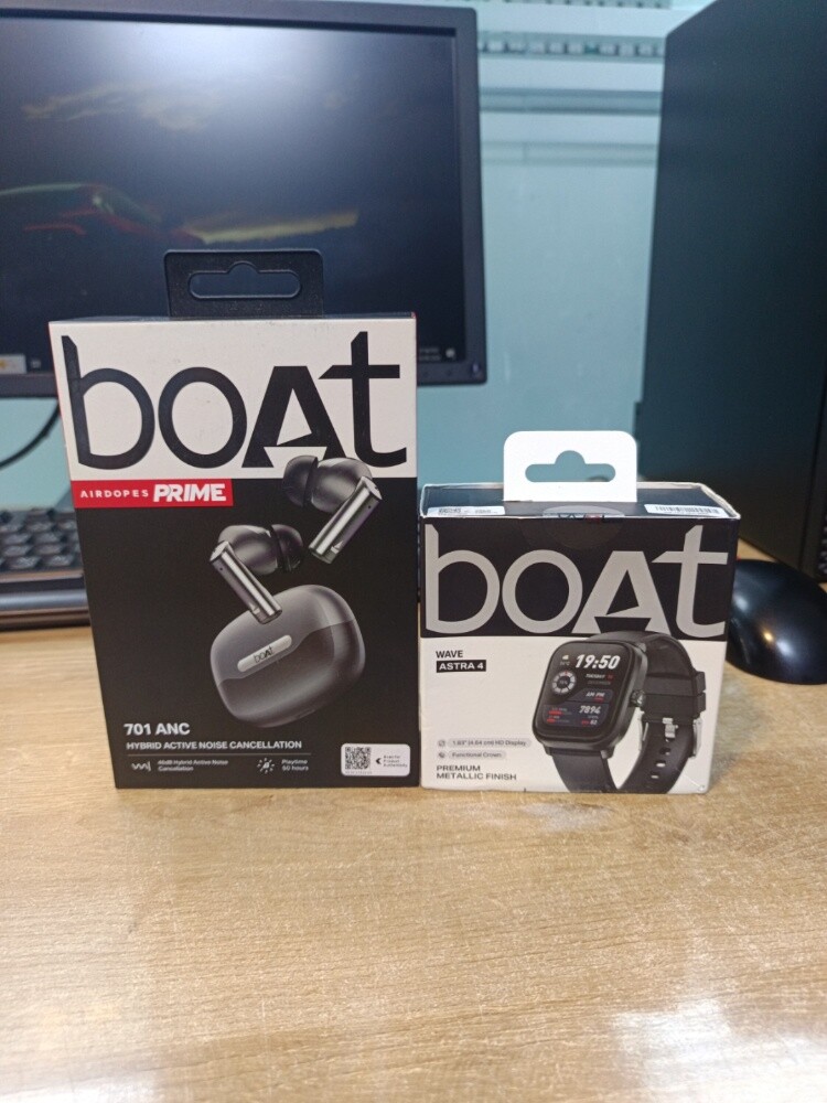 Boat Air pod and Boat Smart watch - 2