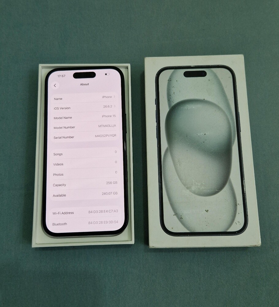 iphone 15 256GB  USA Model E Sim - 5