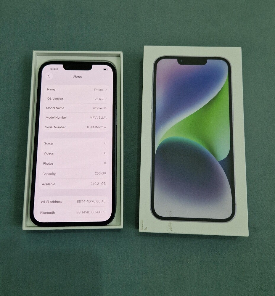 iphone 14 256GB USA Model E Sim - 6