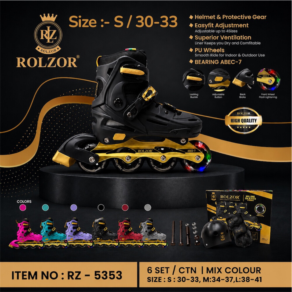 ROLZOR Adjustable Kids Inline Skate - 2