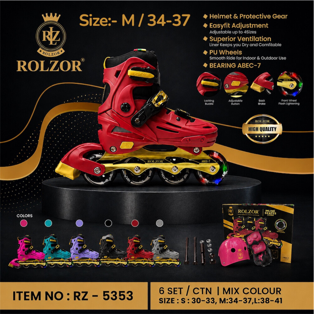 ROLZOR Adjustable Kids Inline Skate - 11