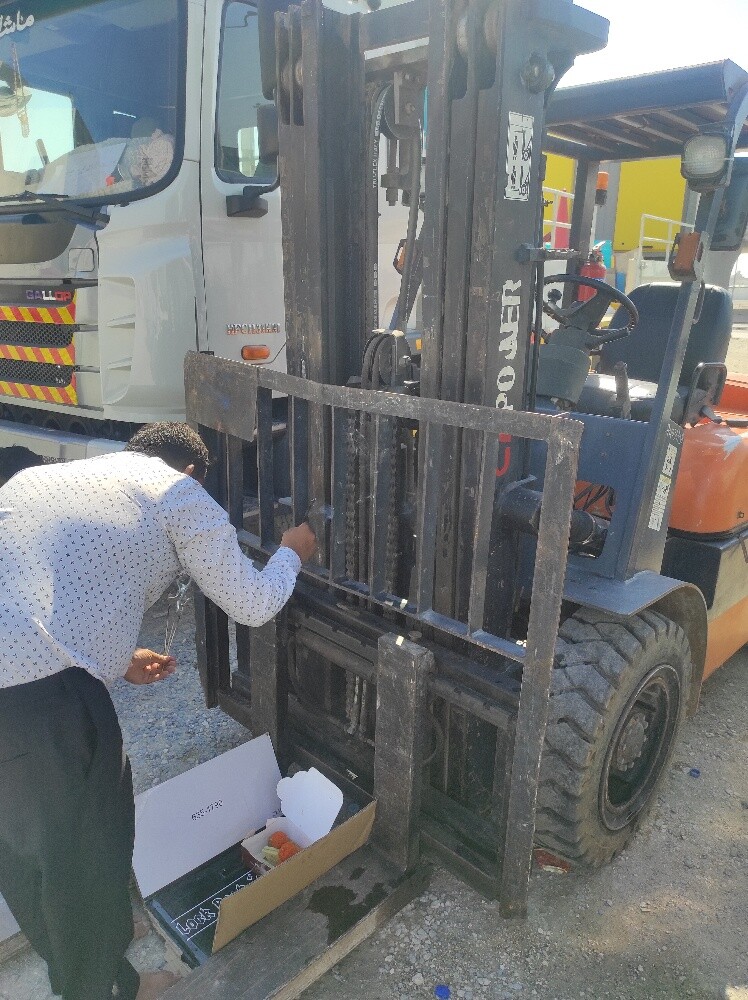 Forklift service is available - 2