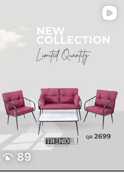 Brand New Sealed Outdoor Sofa Set - 2