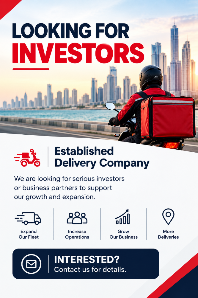 LOOKING FOR INVESTORSEstablished - 1