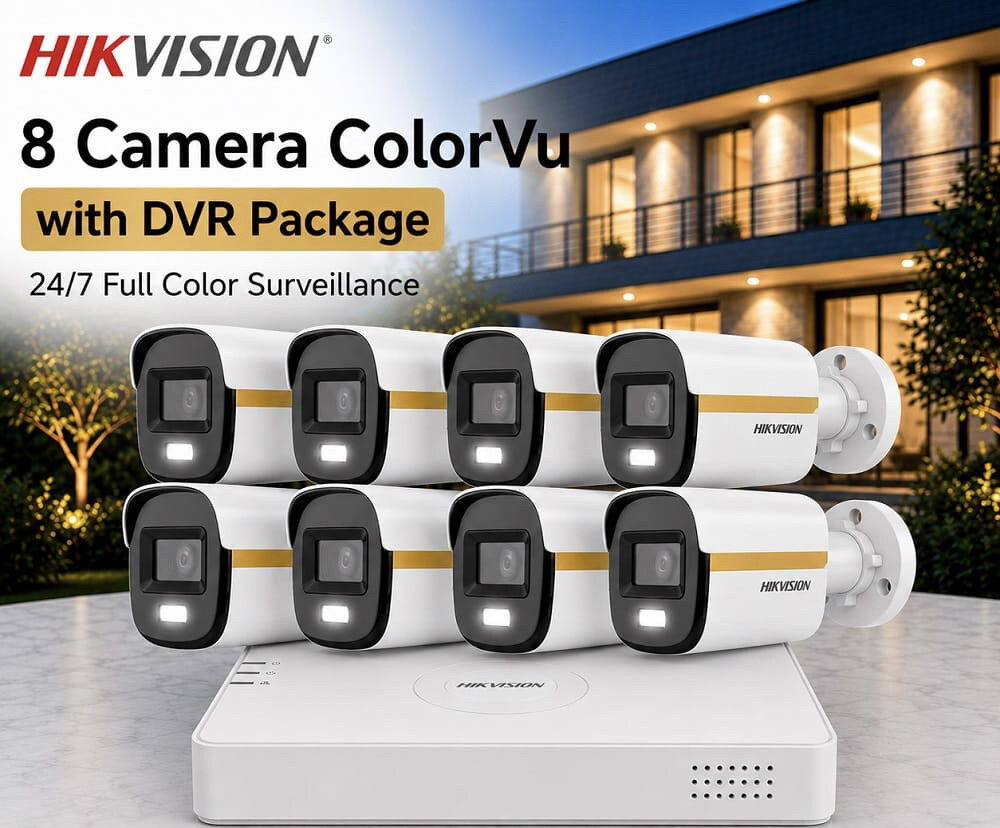 8Package Hikvision CCTV SYSTEM - 1
