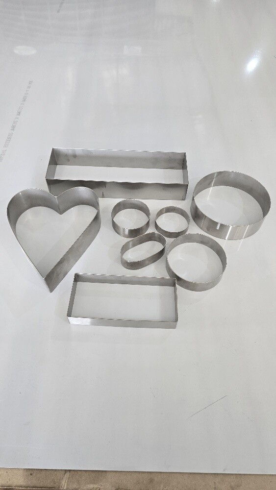 stainless steel Cake mold and rings - 2