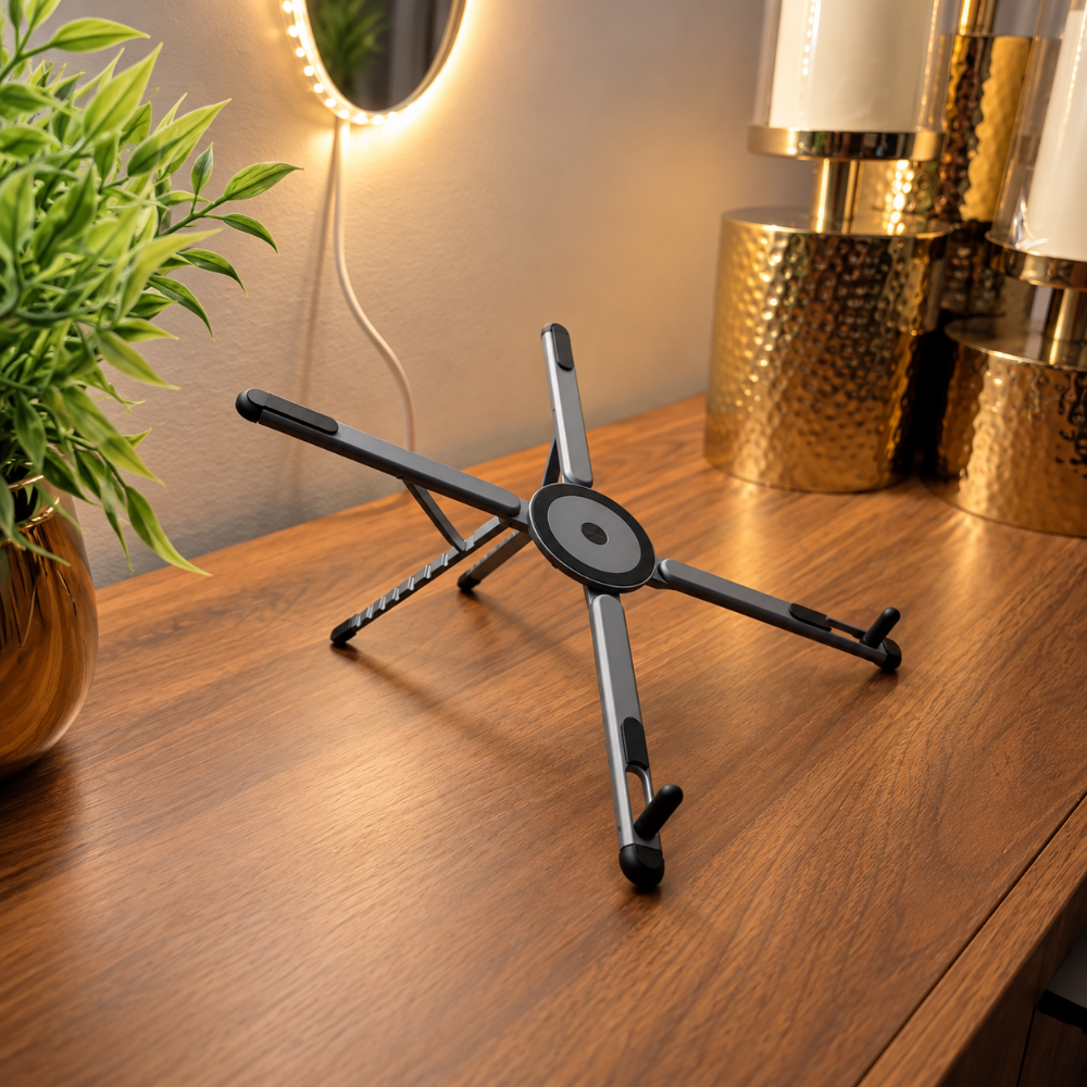Foldable Magnetic Stand - Aluminium - 2