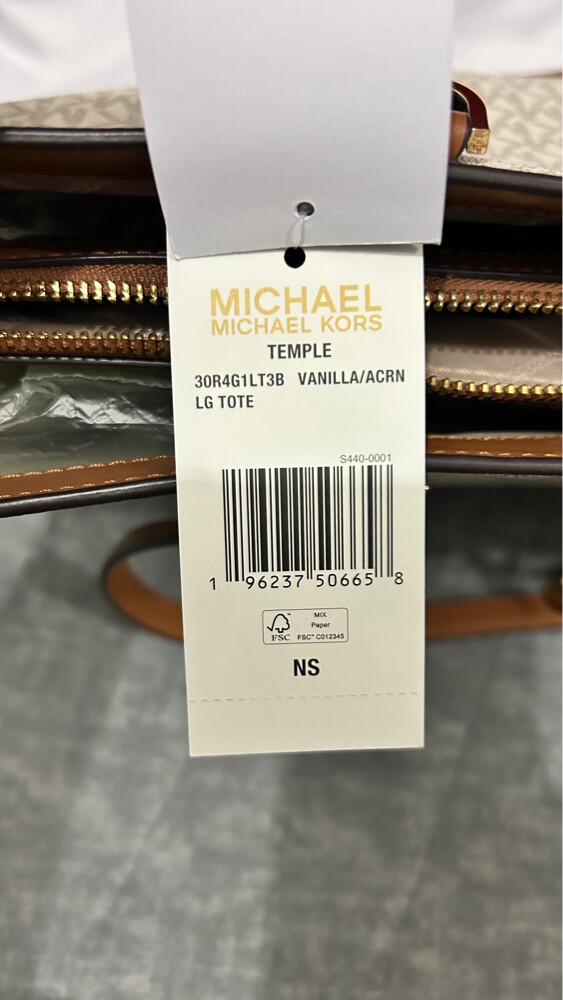 MK Temple Large Signature Logo Tote - 4