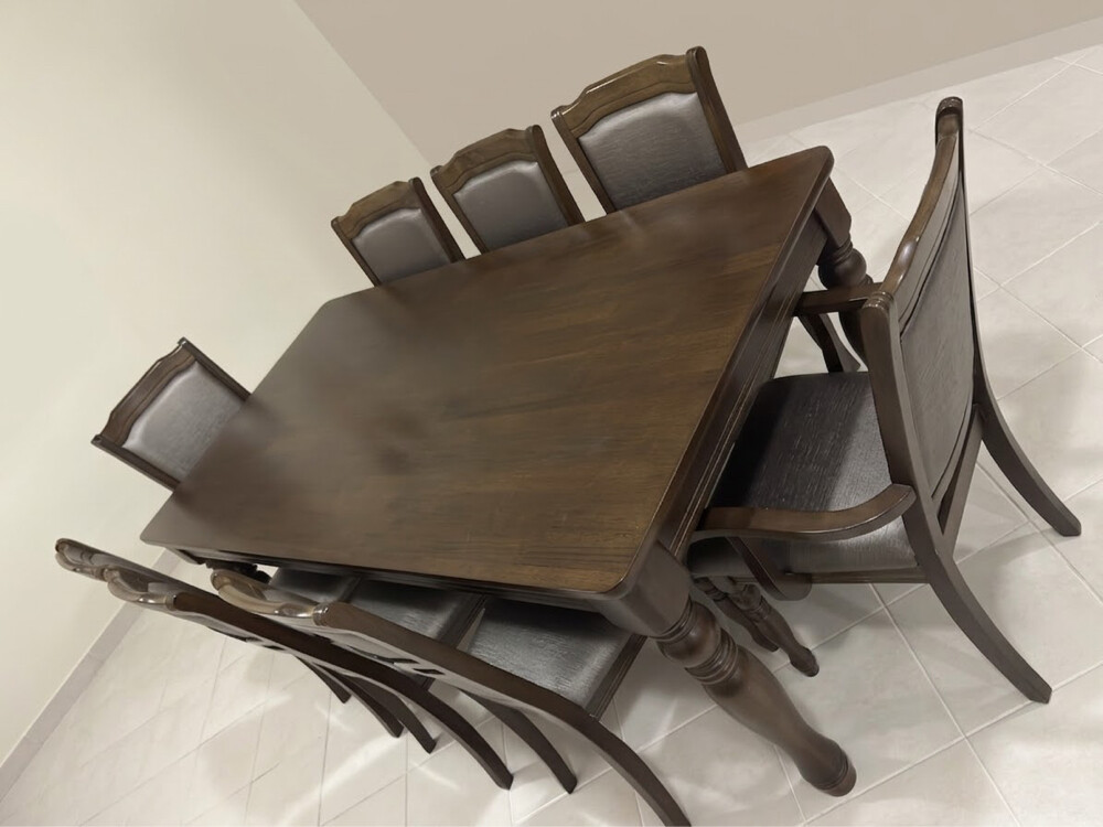 DINING TABLE SET – 8 SEATER - 1