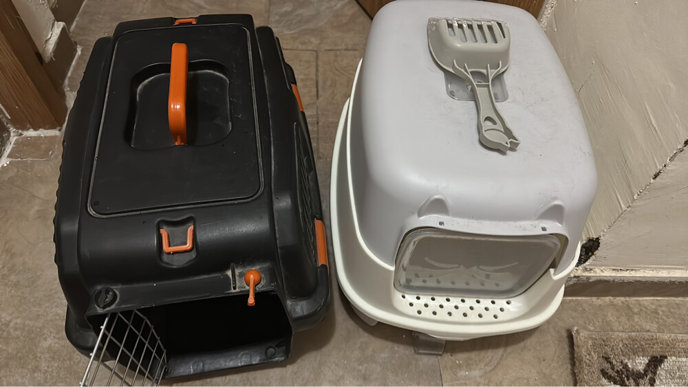 House-shaped litter box and storage - 1