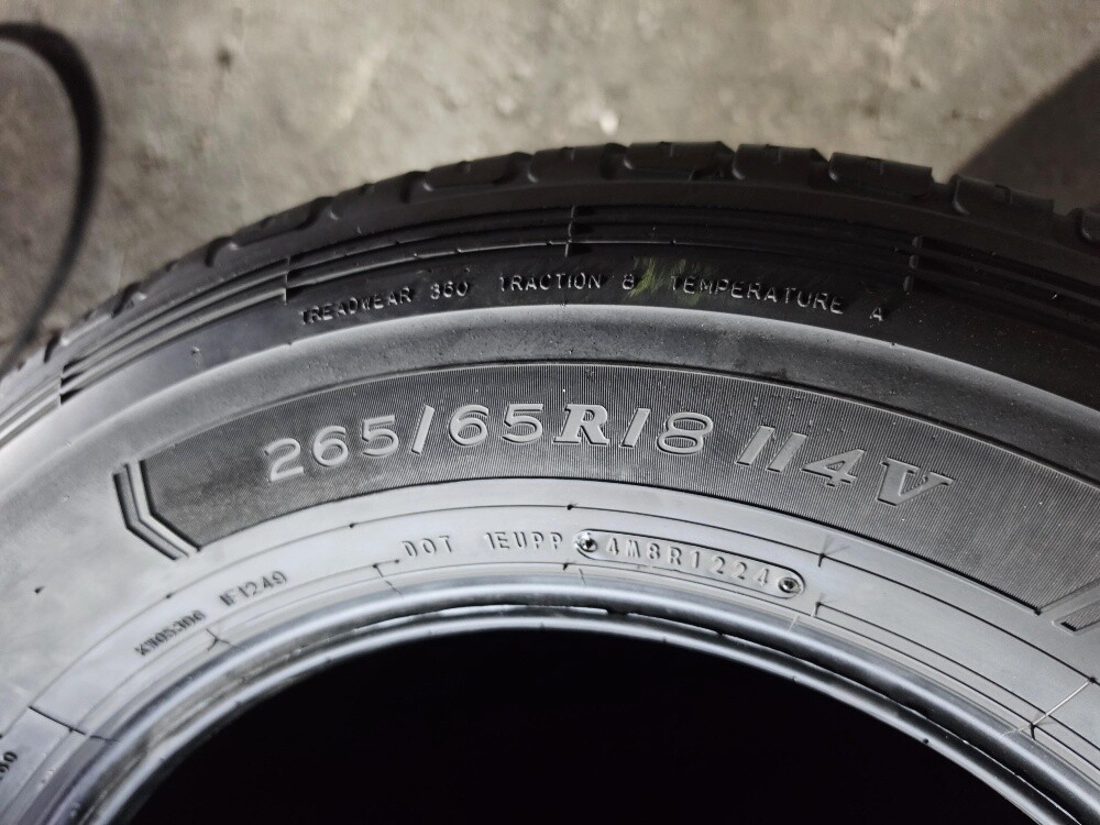 265/65/18 Dunlop Tyre Japan - 3