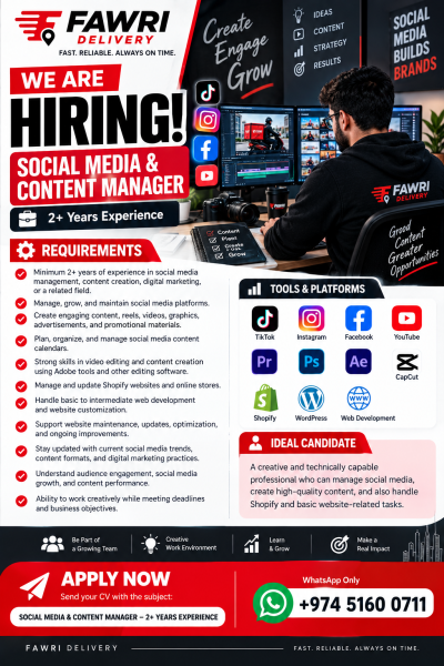 Social Media & Content Manager - 2
