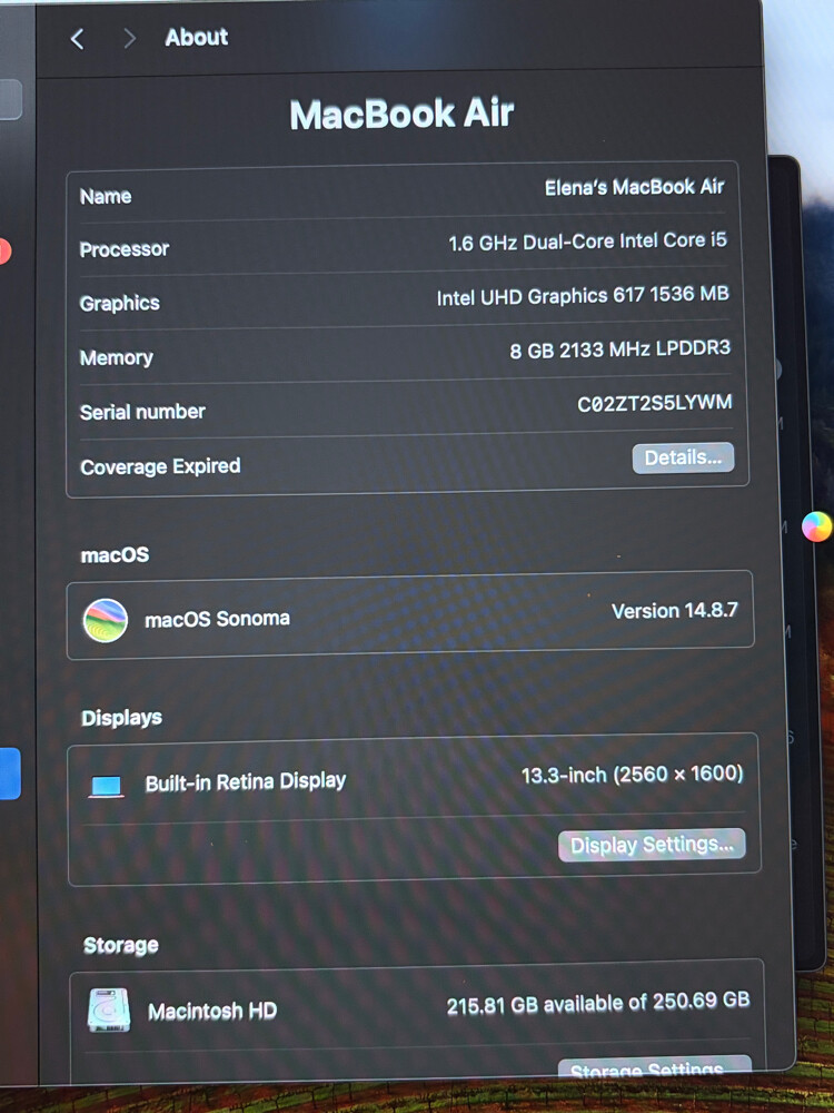 Mackbook air 2019 - 5
