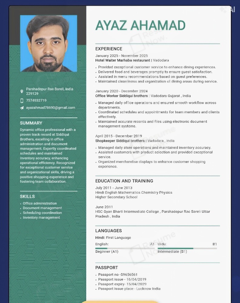 AYAZ AHAMAD - 1