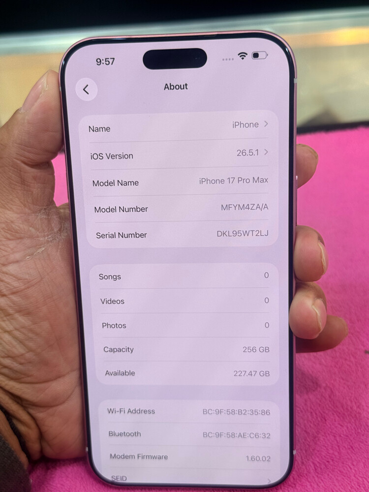 iPhone 17 pro max 256 gb pinkeSIM - 2