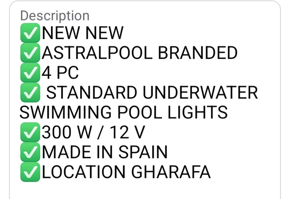 swimming pool lights - 5
