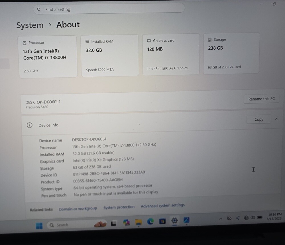 ACER i7-12thGen 16GB-512GB 15.6"FHD - 9