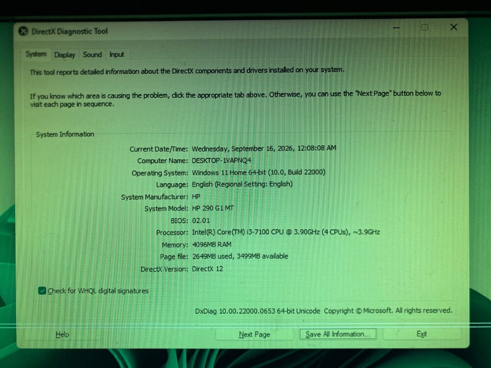 HP pc - 6