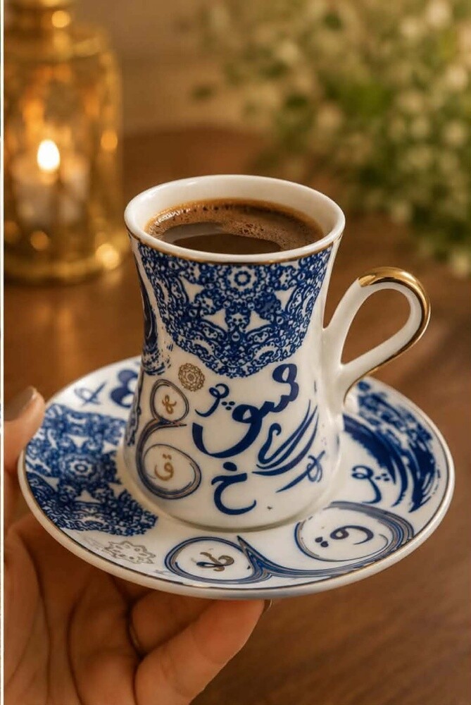 6 cups with saucers - 2