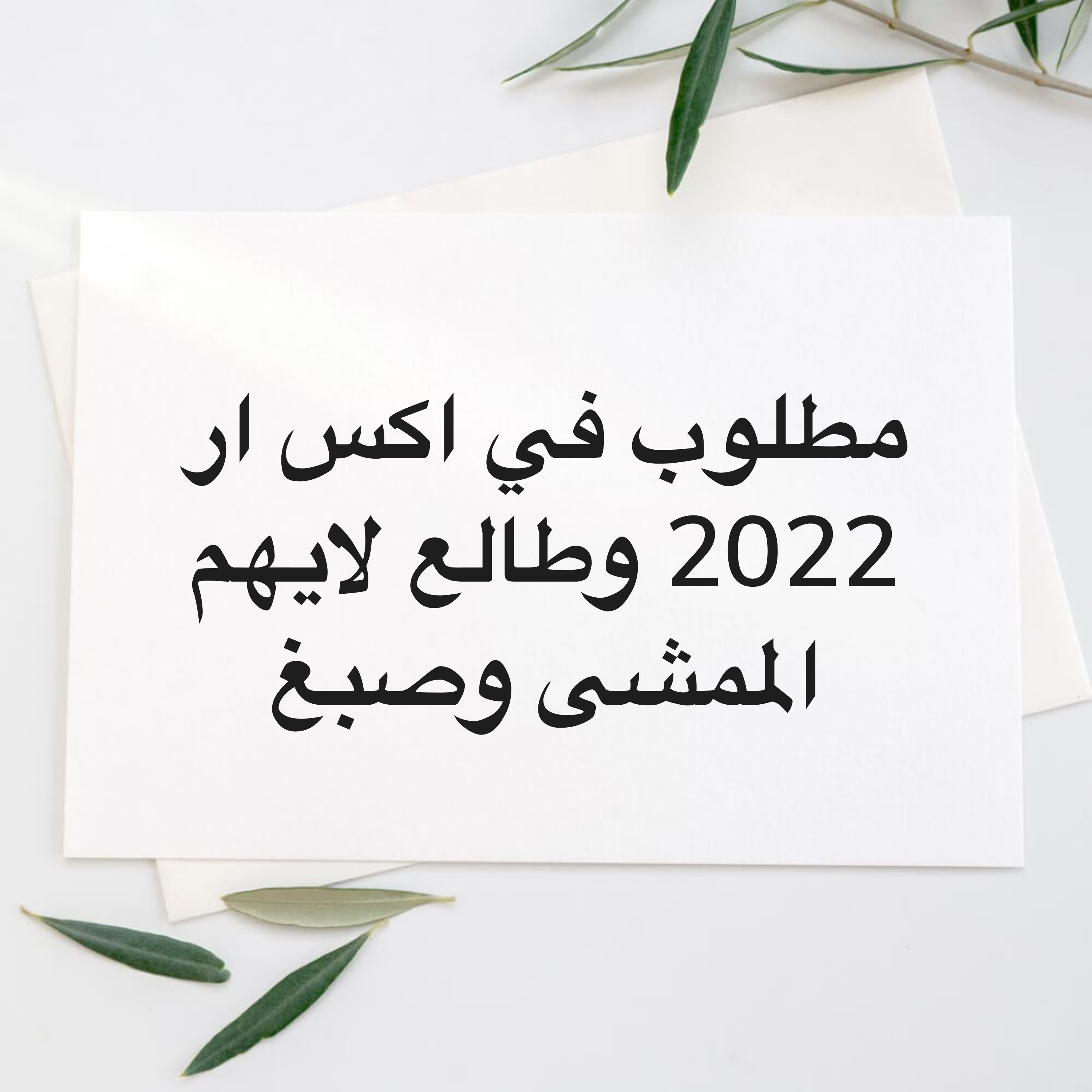 مطلوب في اكس ار 2022 وطالع - 1