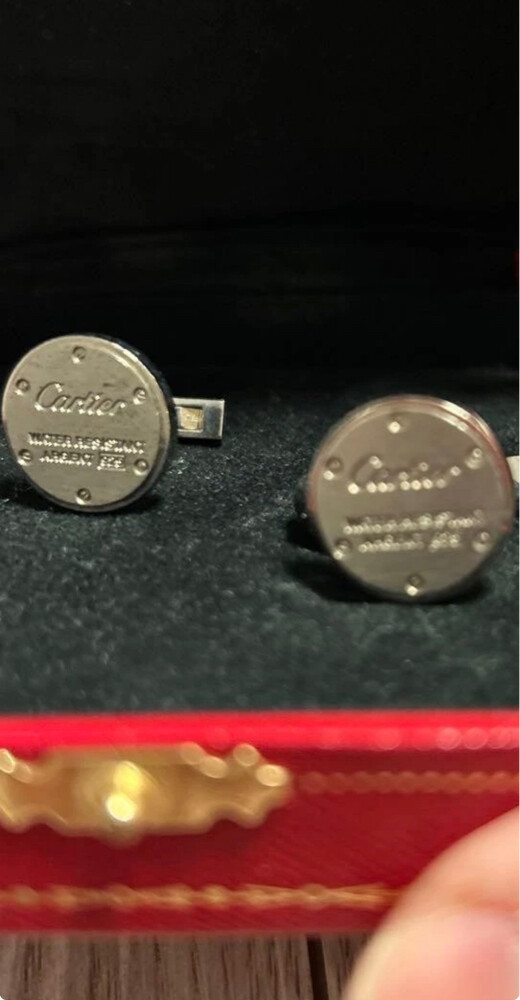 cartier cufflinks original - 1