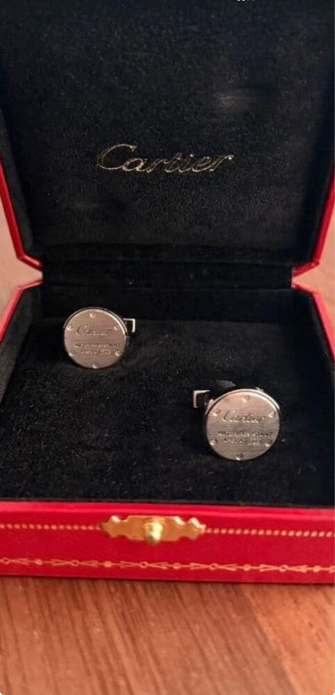 cartier cufflinks original - 2