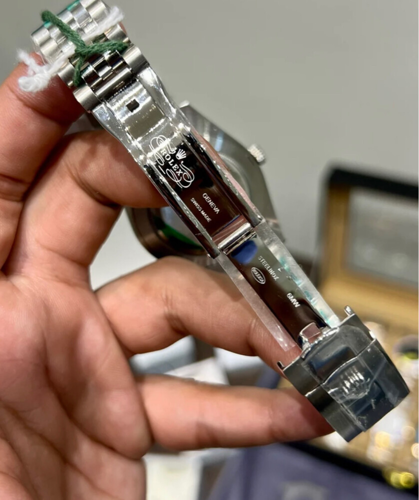 Rolex date just silve (super clone) - 2