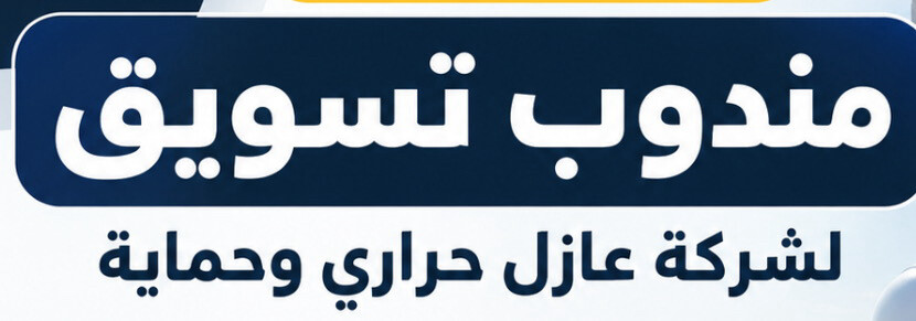 مطلوب مندوب تسويق - 1